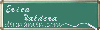 Erica Waldera Visitenkarte